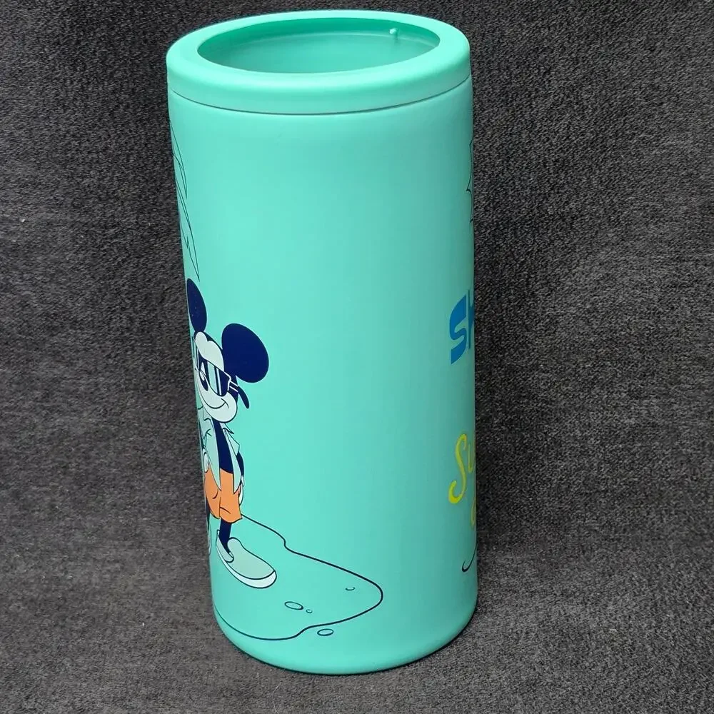 Disney Parks Shades and Sunny Days Mickey Mouse Slim Can Koozie Tumbler
